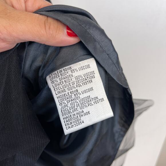 NWT Yoana Baraschi Anthropologie Size 2 Mini Dress Tulle Pleated - Picture 6 of 11